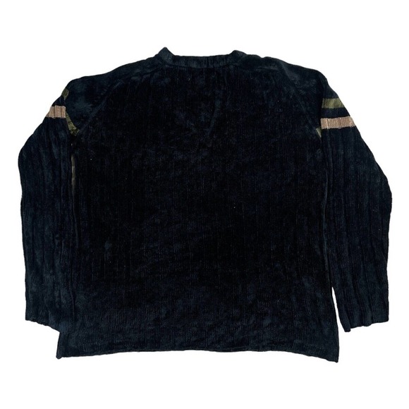 Maxini Women Black‎ Long Sleeve Crewneck Pullover Sweater Size M - Picture 2 of 6